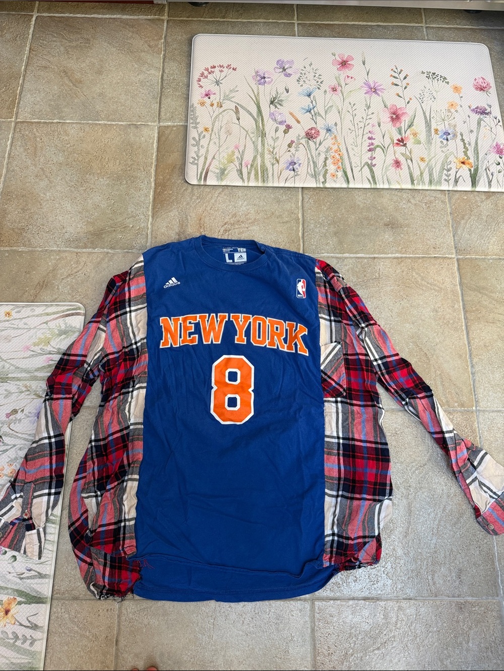 New York Knicks Basketball Jersey flannel